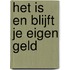 Het is en blijft je eigen geld