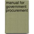 Manual for government procurement
