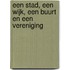 Een stad, een wijk, een buurt en een vereniging