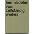 Leermiddelen voor zelfstandig werken