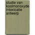 Studie van koolmonoxyde intoxicatie antwerp