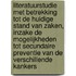 Literatuurstudie met betrekking tot de huidige stand van zaken, inzake de mogelijkheden tot secundaire preventie van de verschillende kankers