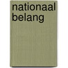 Nationaal belang door P.G.C. van Schie