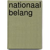 Nationaal belang by P.G.C. van Schie