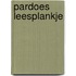 Pardoes leesplankje