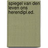 Spiegel van den leven ons herendipl.ed. door Beuken