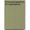 Financieringstekort en spaarquote by Oostendorp