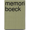 Memori boeck by Unknown