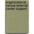 Organizational versus external career support