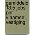 Gemiddeld 13,5 jobs per Vlaamse vestiging