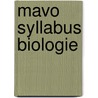 Mavo syllabus biologie door Oostrum
