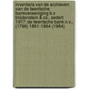 Inventaris van de archieven van de Twentsche Bankvereeniging b.v Blijdenstein & Co., sedert 1917: De Twentsche Bank n.v., (1796) 1861-1964 (1984) by A.J. Mensema