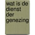 Wat is de dienst der genezing