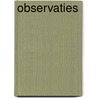 Observaties by R.J. Muller