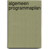 Algemeen programmaplan door H.P. van Dokkum