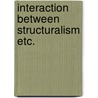 Interaction between structuralism etc. by Adedeji
