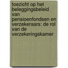 Toezicht op het beleggingsbeleid van pensioenfondsen en verzekeraars: de rol van de verzekeringskamer by G.R. Boshuizen