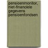 Pensioenmonitor, niet-financiele gegevens pensioenfondsen