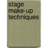 Stage make-up techniques