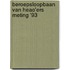 Beroepsloopbaan van heao'ers meting '93