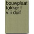Bouwplaat Fokker F VIII Duif