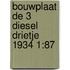 Bouwplaat DE 3 Diesel Drietje 1934 1:87