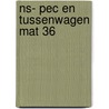 NS- PEC en tussenwagen mat 36 door Onbekend