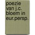 Poezie van j.c. bloem in eur.persp.