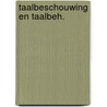 Taalbeschouwing en taalbeh. door Stutterheim