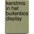 Kerstmis in het buitenbos display