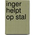 Inger helpt op stal