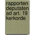 Rapporten deputaten ad art. 19 kerkorde
