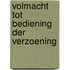 Volmacht tot bediening der verzoening