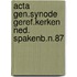 Acta gen.synode geref.kerken ned. spakenb.n.87