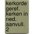 Kerkorde geref. kerken in ned. aanvull. 2