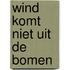 Wind komt niet uit de bomen