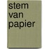 Stem van papier