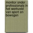 Monitor onder professionals in het werkveld van sport en bewegen