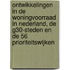 Ontwikkelingen in de woningvoorraad in Nederland, de G30-steden en de 56 prioriteitswijken