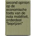 Second opinion op de Economische Toets van de Nota Mobiliteit, onderdeel "Beprijzen"