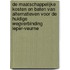 De maatschappelijke kosten en baten van alternatieven voor de huidige wegverbinding Ieper-Veurne