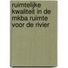 Ruimtelijke kwaliteit in de MKBA ruimte voor de Rivier door Gezien Renes