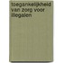 Toegankelijkheid van zorg voor illegalen