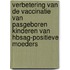 Verbetering van de vaccinatie van pasgeboren kinderen van HBsAg-positieve moeders