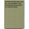 Haalbaarheidsonderzoek IRIS, een systeem voor individuele dynamische OV-reisinformatie door B. Egeter