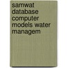 Samwat database computer models water managem door Onbekend