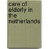 Care of elderly in the netherlands