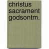 Christus sacrament godsontm. door Schillebeeckx