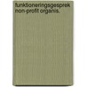 Funktioneringsgesprek non-profit organis. door Tack