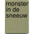 Monster in de sneeuw